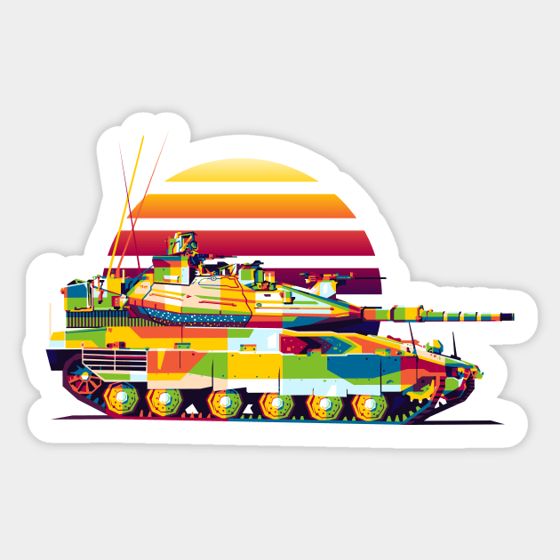 Merkava MBT Sticker by wpaprint